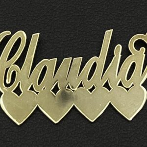 Script Font With Design Name Plate